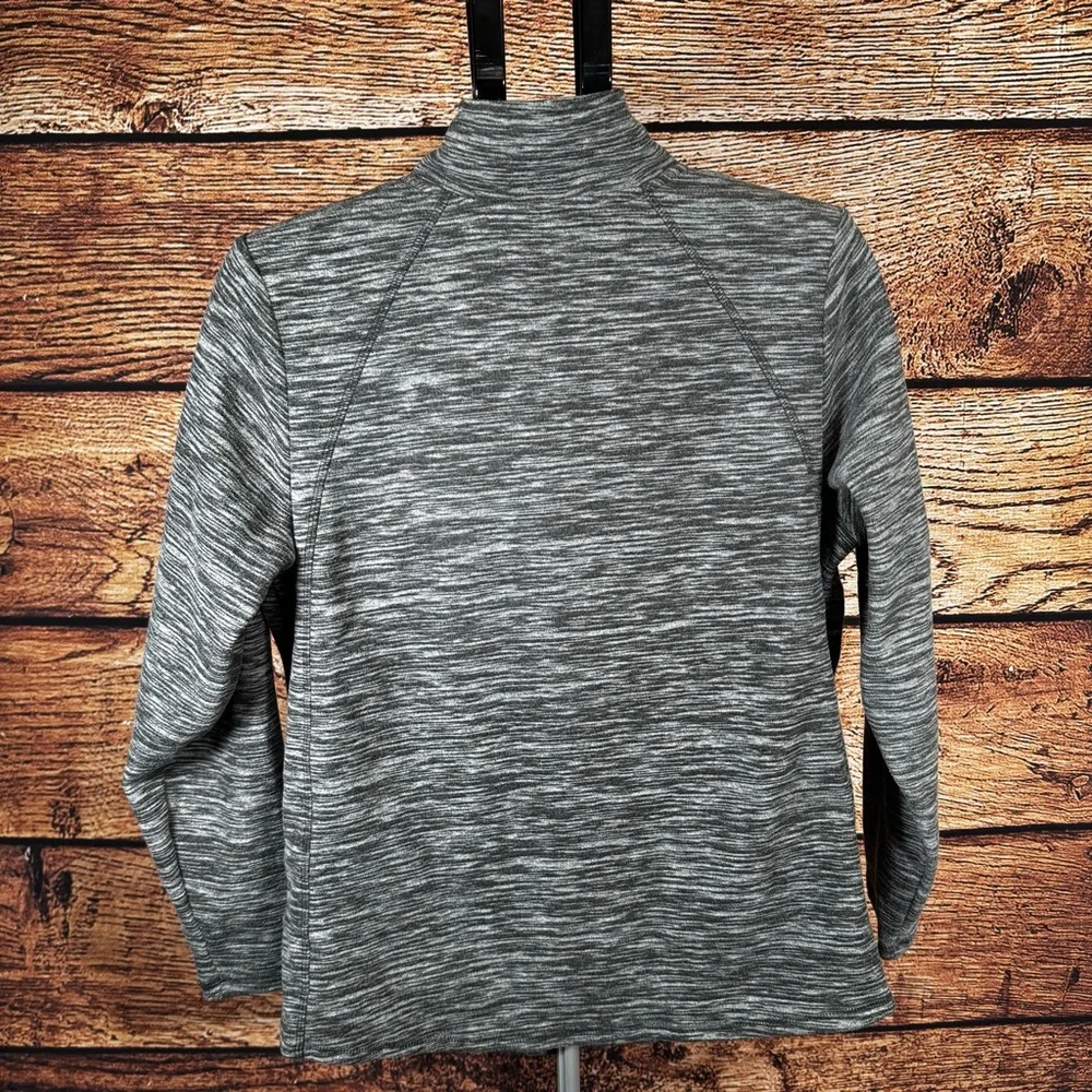 St. John's Bay Charcoal Heather Fleece‎ Quarter Zip Pullover